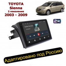 Магнитола для Toyota Sienna XL20 2003-2009 (Ritma RDE-9213-U2K)